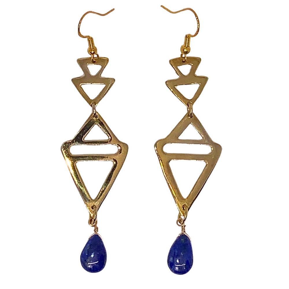 Mana Lapis Lazuli Earrings