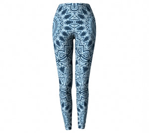 Blue Mandala Yoga Pant