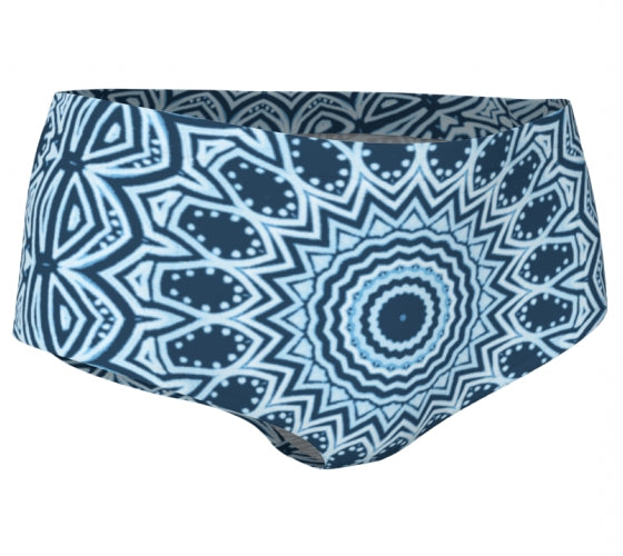 
            
                Load image into Gallery viewer, Blue Mandala Mini Shorts
            
        