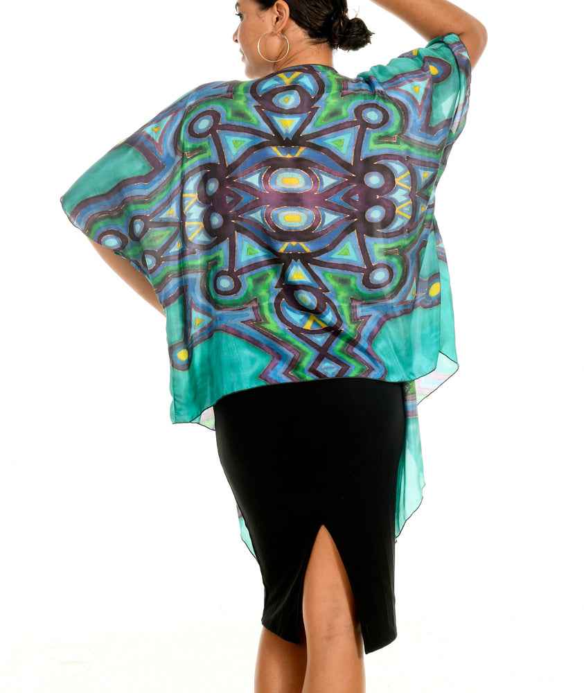 
            
                Load image into Gallery viewer, Green Mandala Kimono
            
        