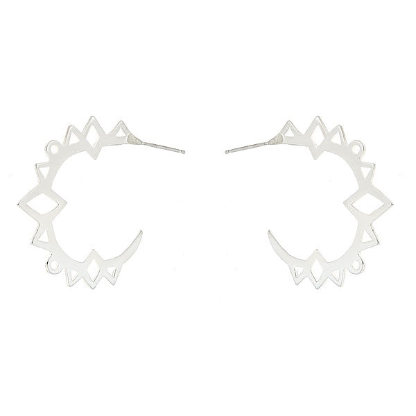 
            
                Load image into Gallery viewer, Mohalu Earrings Silver
            
        
