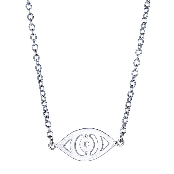 Evil Eye Pendant Silver