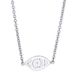 Evil Eye Pendant Silver