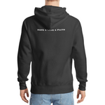 Hope X Love X Faith Hoodie Black