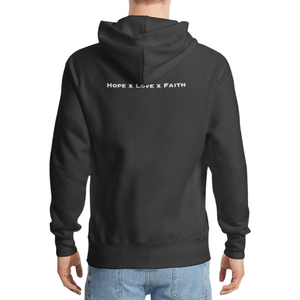 Hope X Love X Faith Hoodie Black