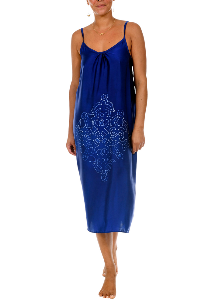 Unity Doves Silk Dress