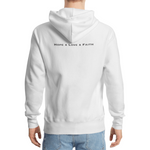 Hope X Faith X Love Unisex Hoodie White