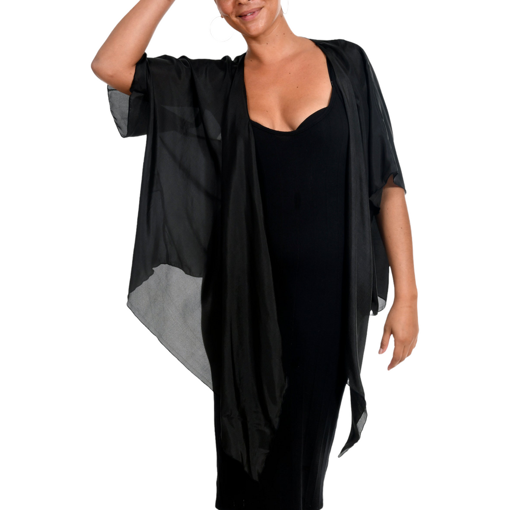 Black Madingwa Kimono