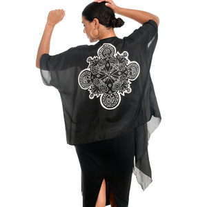 Black Madingwa Kimono